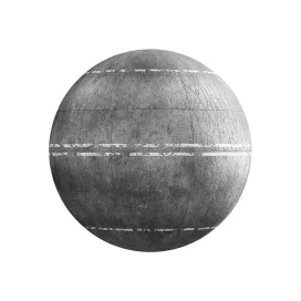 Concrete road with lanes 3